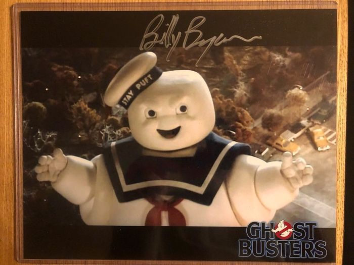 Ghostbusters Signed (Stay Puff Marshmallow man & Slimer)