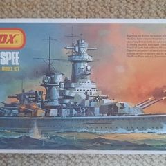 Vintage Model Kit - Matchbox Armoured Ship Admiral Graf Spee