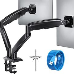 HUANUO Dual Monitor Arm Stand for 22-35 inch Monitors