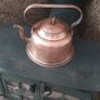 Antique Copper Bell Shaped Kettle with Brass Spout & Tin Lining Image 7