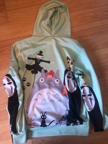 Manga Totoro hoodie