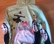 Manga Totoro hoodie
