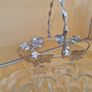Vintage Glass Basket Dish with Ivy Holder Image 5