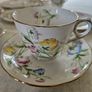 Vintage Royal Stafford "Sweet Pea" Bone China Tea Set 15 Piece Tea for 4 Image 3