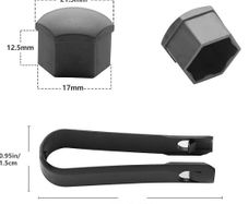 17mm Wheel Nut Covers