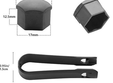 17mm Wheel Nut Covers