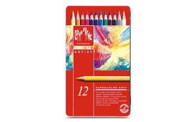 Caran dAche Supracolour Pencils (12 in a Metal Box)