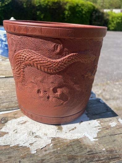 Chinese Zisha Yixing Clay Vase/brush pot
