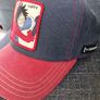 Capslab Luffy One Piece Denim Blue Red Adjustable Image 4