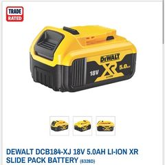 Dewalt 5.0 mah 18v battery