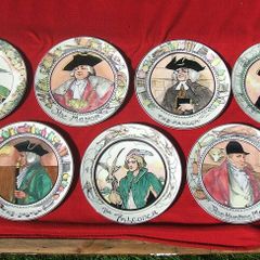 ROYAL DOULTON (TC 1044 - TC 1050) - 'The Professionals' series of collector's plates (10.5" diameter). PRICE REDUCED