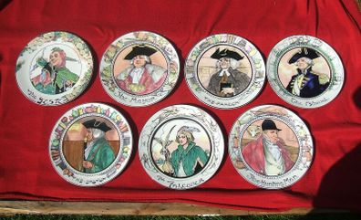 ROYAL DOULTON (TC 1044 - TC 1050) - 'The Professionals' series of collector's plates (10.5" diameter). PRICE REDUCED