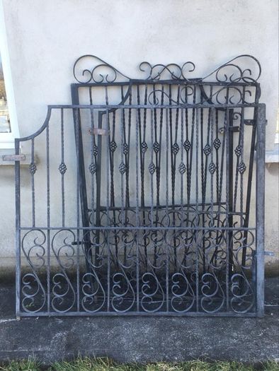 Solid Wrought Iron original gates