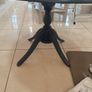 Round table with toughened glass Image 4