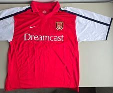 Arsenal Jersey Vintage 2000 - 2002, Mens, XL