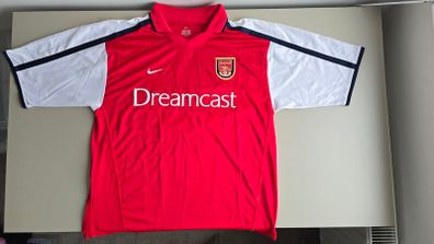 Arsenal Jersey Vintage 2000 - 2002, Mens, XL