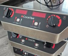 3 Cooktek 5000W commercial induction hobs