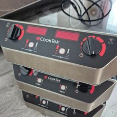 3 Cooktek 5000W commercial induction hobs
