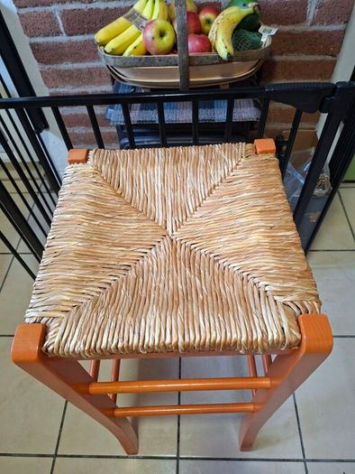 Solid wood high stool X 4