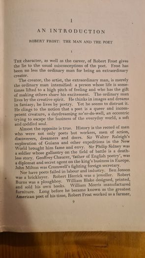 Come In And Other Poems By Robert Frost. Introduction & Commentary By Louis Under EYER. 1944rare vintage. Hardback. In Good Condition. 151 pages.