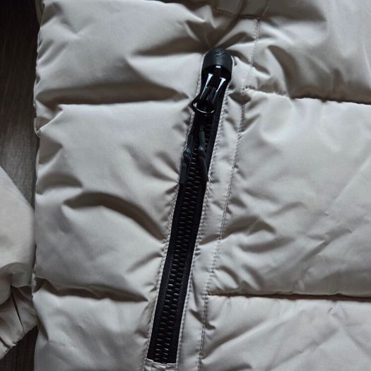 As new SUPERDRY Beige  Hooded Sports Puffer Jacket