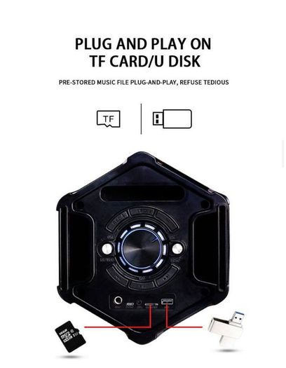 New Wireless Bluetooth Speaker With Mic