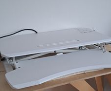Standing Desk Converter, Two-Tier Stand up Desk Riser, 36 inch Large Rectangular Sit to Stand Desk Converter
