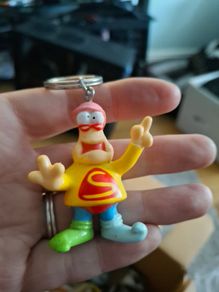 Vintage 1994 Zig and Zag PVC Keychain - Camel Flarper Zig Figure