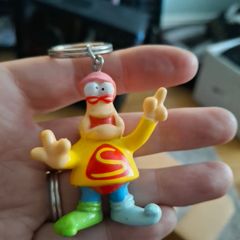 Vintage 1994 Zig and Zag PVC Keychain - Camel Flarper Zig Figure