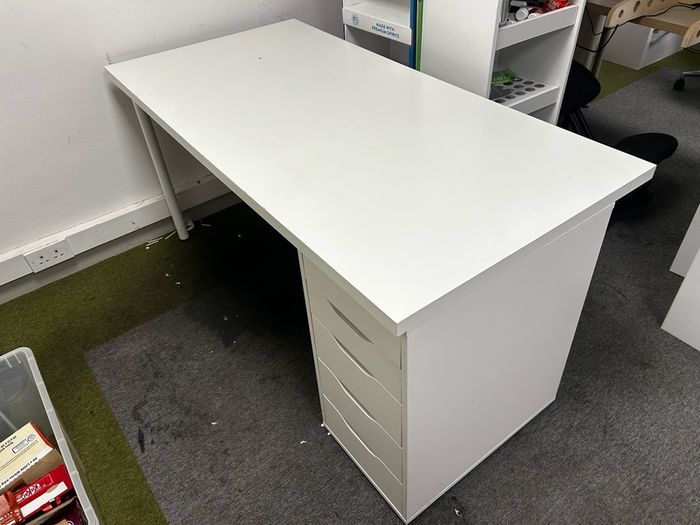 Ikea office desk and drawers