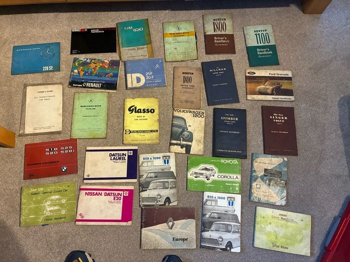 Vintage Car Manufacturer Books