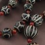 Antique Burmese Pumtek Pyu Petrified Wood Beads Necklace Image 8