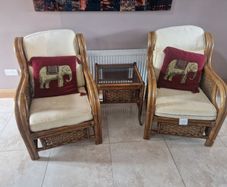 sun room conersavtory two piece set with table