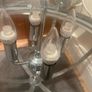Orb Ceiling Pendant Light finished in Polished Silver Image 4