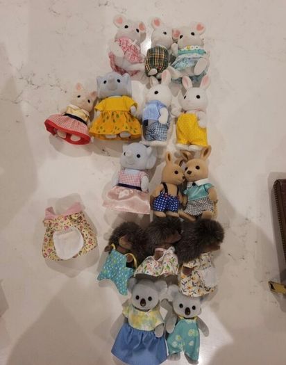 Sylvanian Family House, furniture & figures