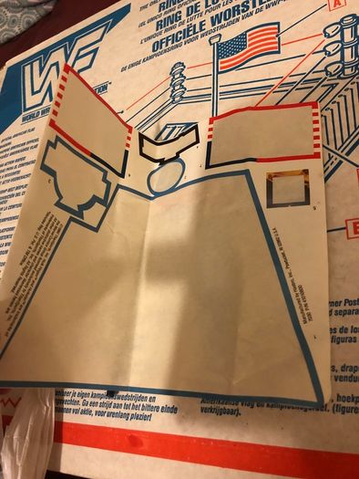 WWF Hasbro Wrestling Ring Boxed Used Great Condition