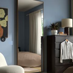 Ikea Hovet Mirror And Hogvind Lamp