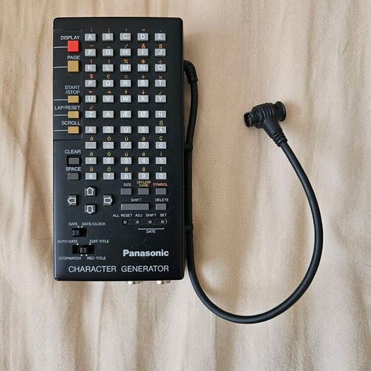 Panasonic VW-CG1E Character Generator