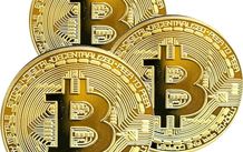 3PC Bitcoin Coin | Physical Bitcoin with Protective Case, Gold Plated Bitcoin for Commemoration, Gifts for Men (Gold)