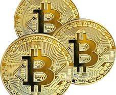 3PC Bitcoin Coin | Physical Bitcoin with Protective Case, Gold Plated Bitcoin for Commemoration, Gifts for Men (Gold)