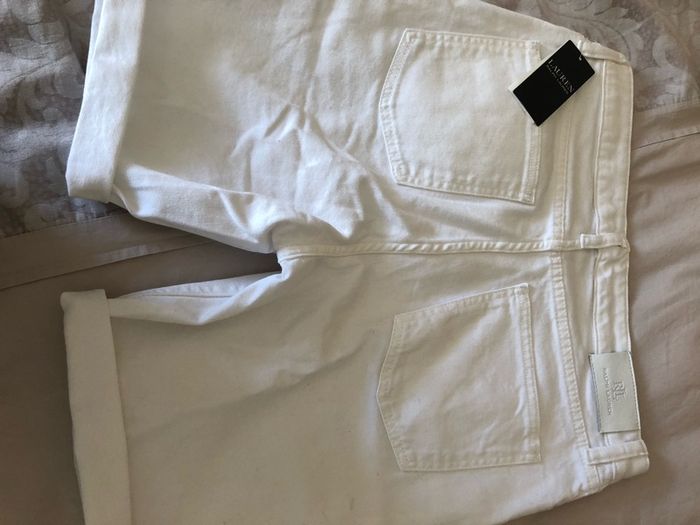 Ralph Lauren White Denim Shorts