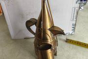 Vintage Kenyan Brass Coffee Pot Dallah Set / African Travelling Kettle
