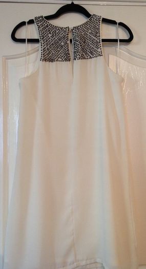 White chiffon Pied a Terre dress