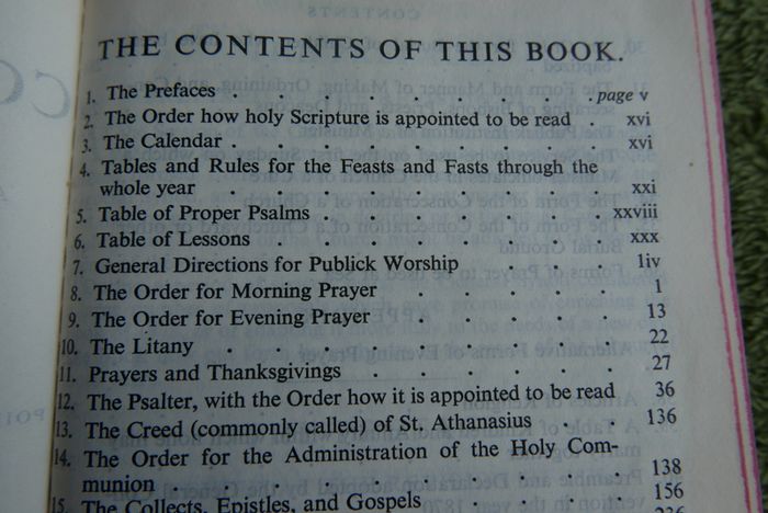The Book of Common Prayer Dublin 1962