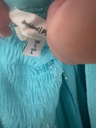 River Island Turquoise dress size L
