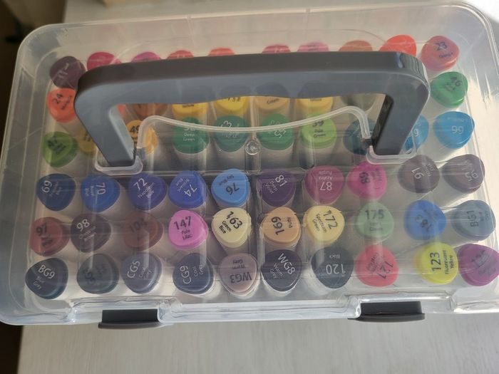 Deli Dual Tip Sketch Markers - 60 Pack