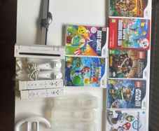 Nintendo Wii bundle with 9 games