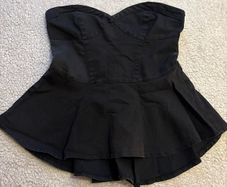 Strapless top