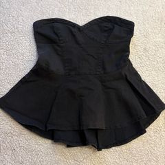 Strapless top