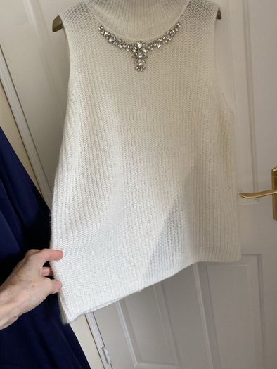 French connection mohair wool mix top